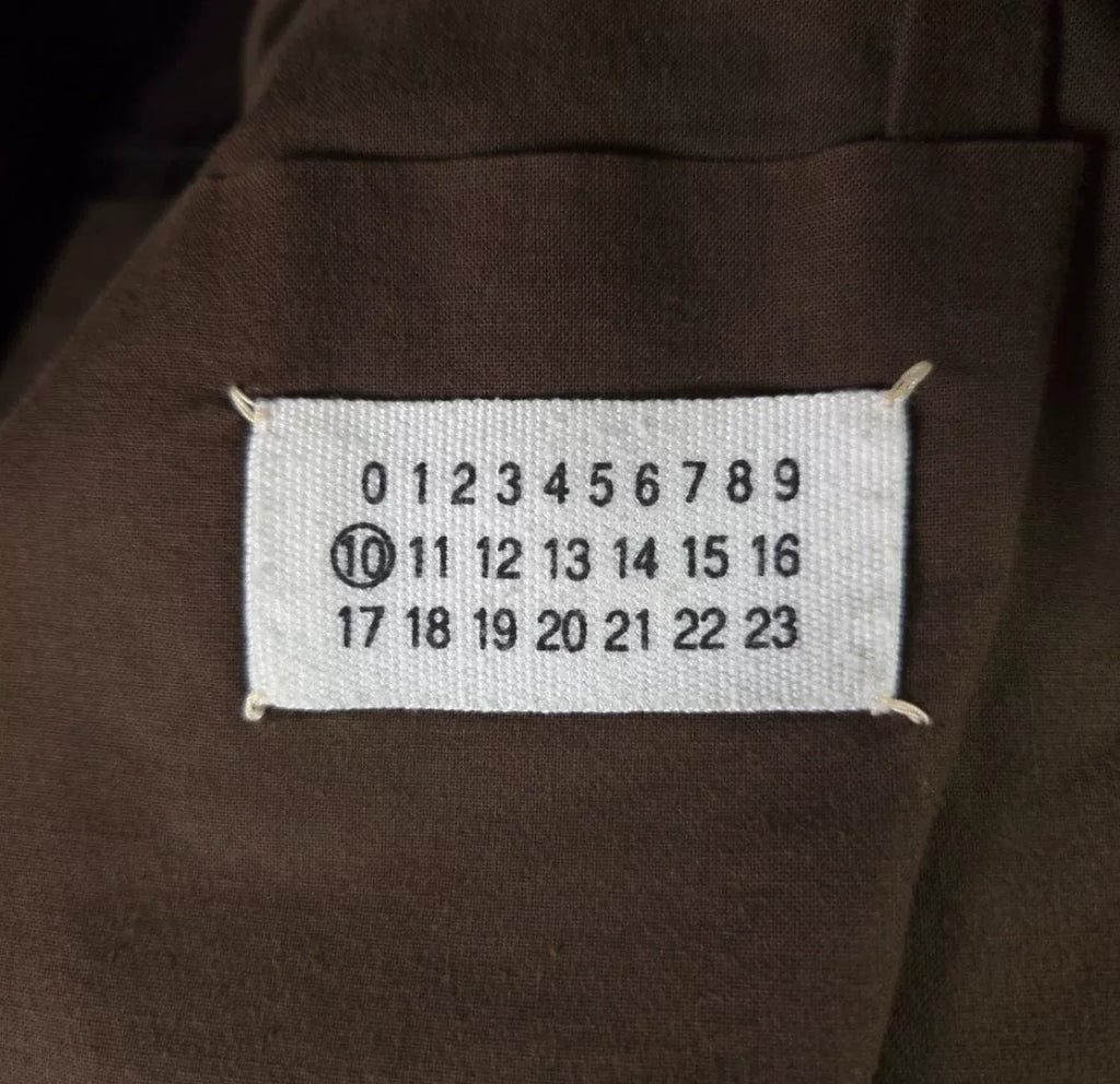 Maison Margiela AW02 Wool Flannel Truck Driver Jacket