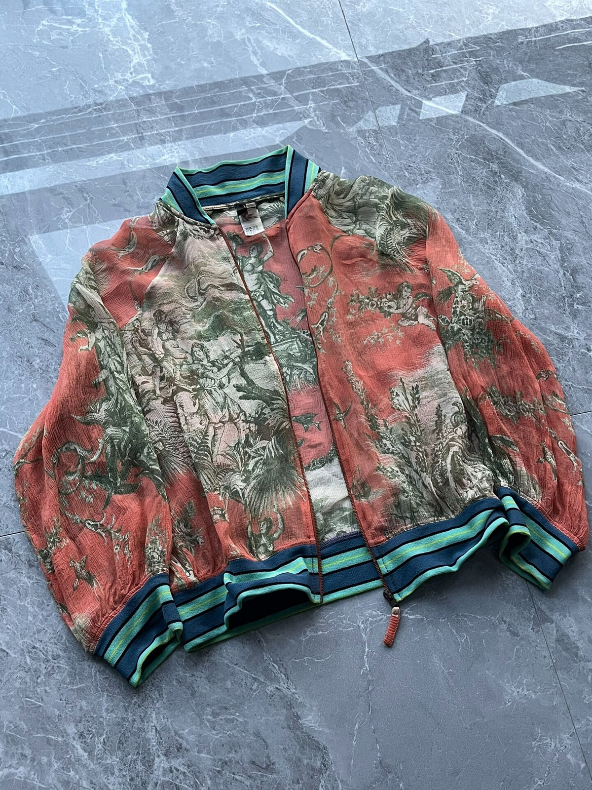 Jean Paul Gaultier Silk Bomber