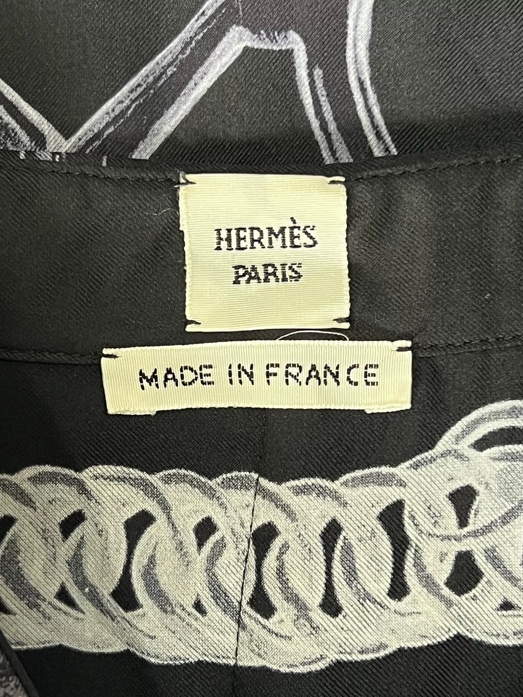 Hermes Silk Equestrian Print Shirt