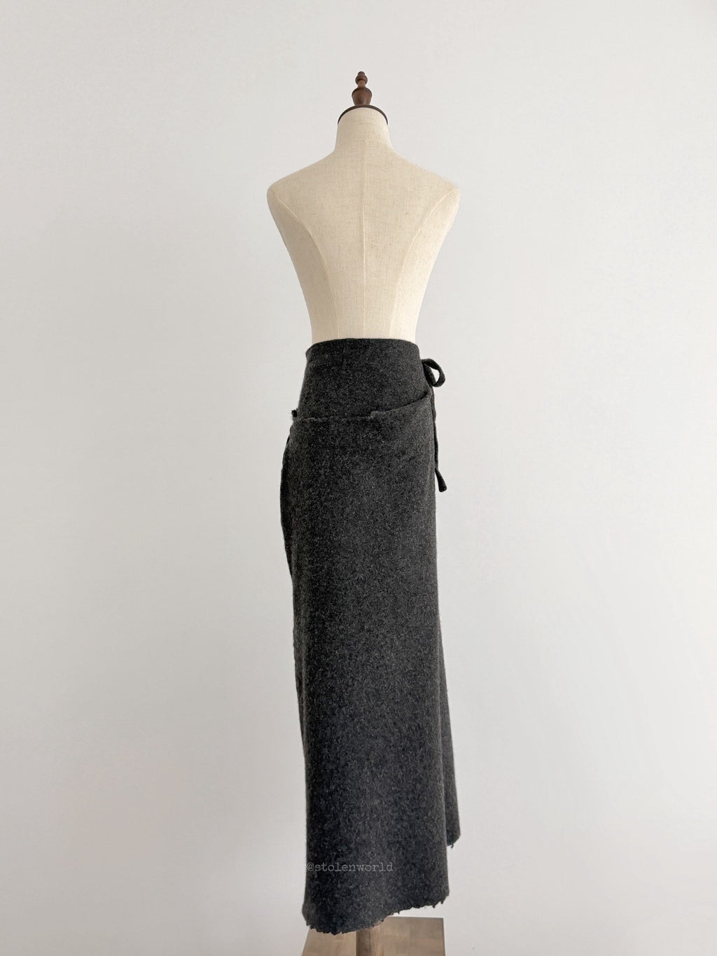 Comme Des Garcons 94AW Shrunken Tie Skirt - Devines