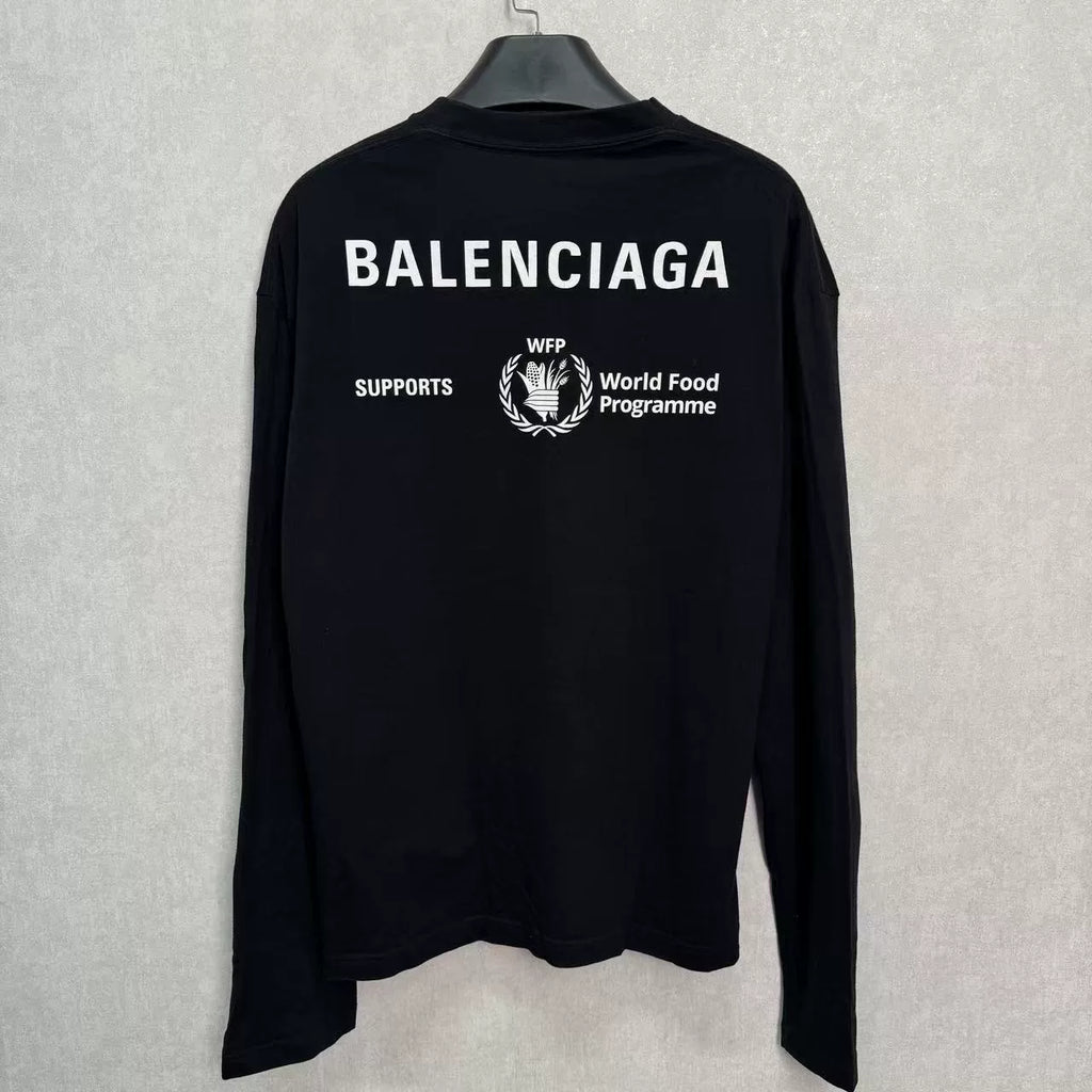 Balenciaga X Wfp Print Crewneck Sweatshirt - Devines