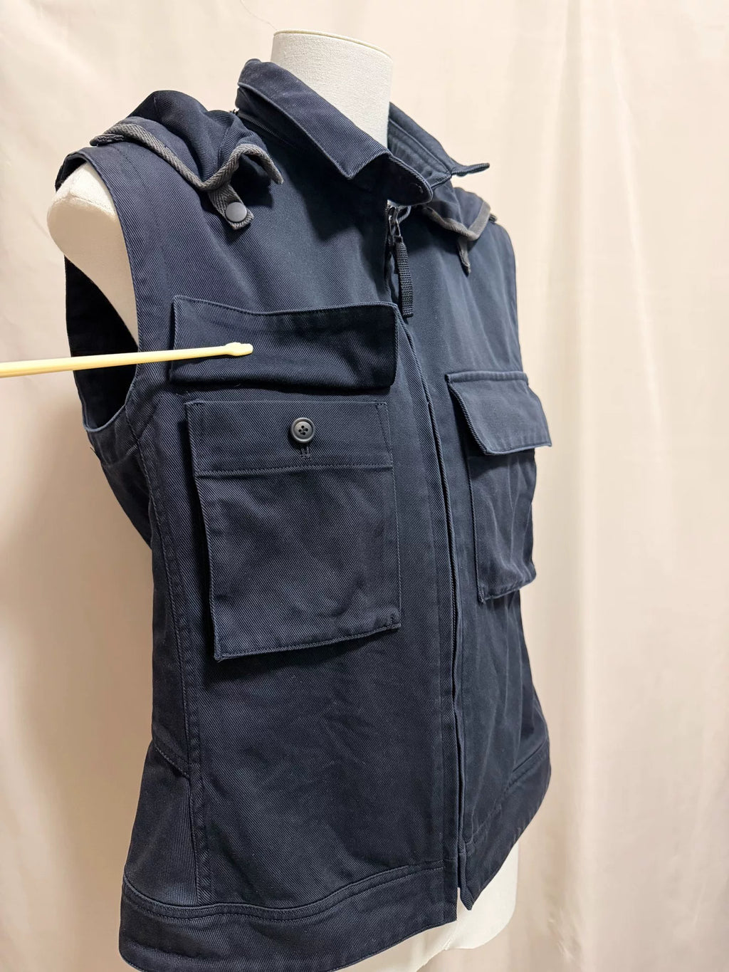 Issey Miyake AW00 Detachable Collar Utility Vest
