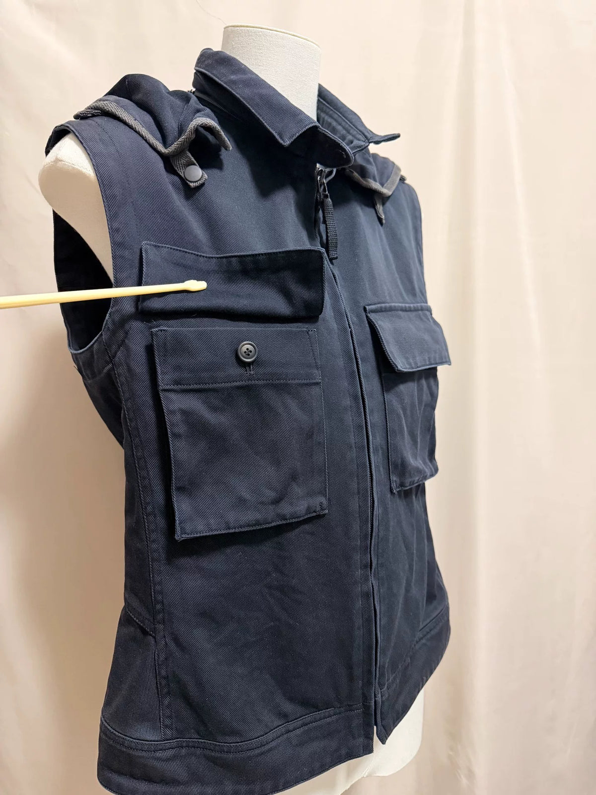 Issey Miyake AW00 Detachable Collar Utility Vest