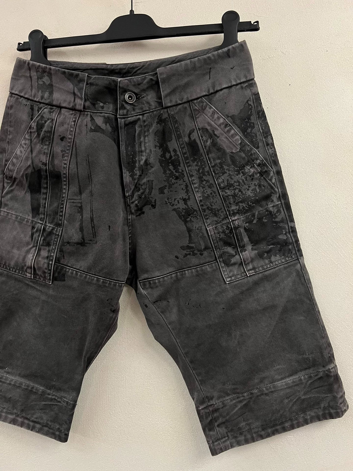 Julius_7 Rubberized Printed Shorts, SS2011 Runway Style