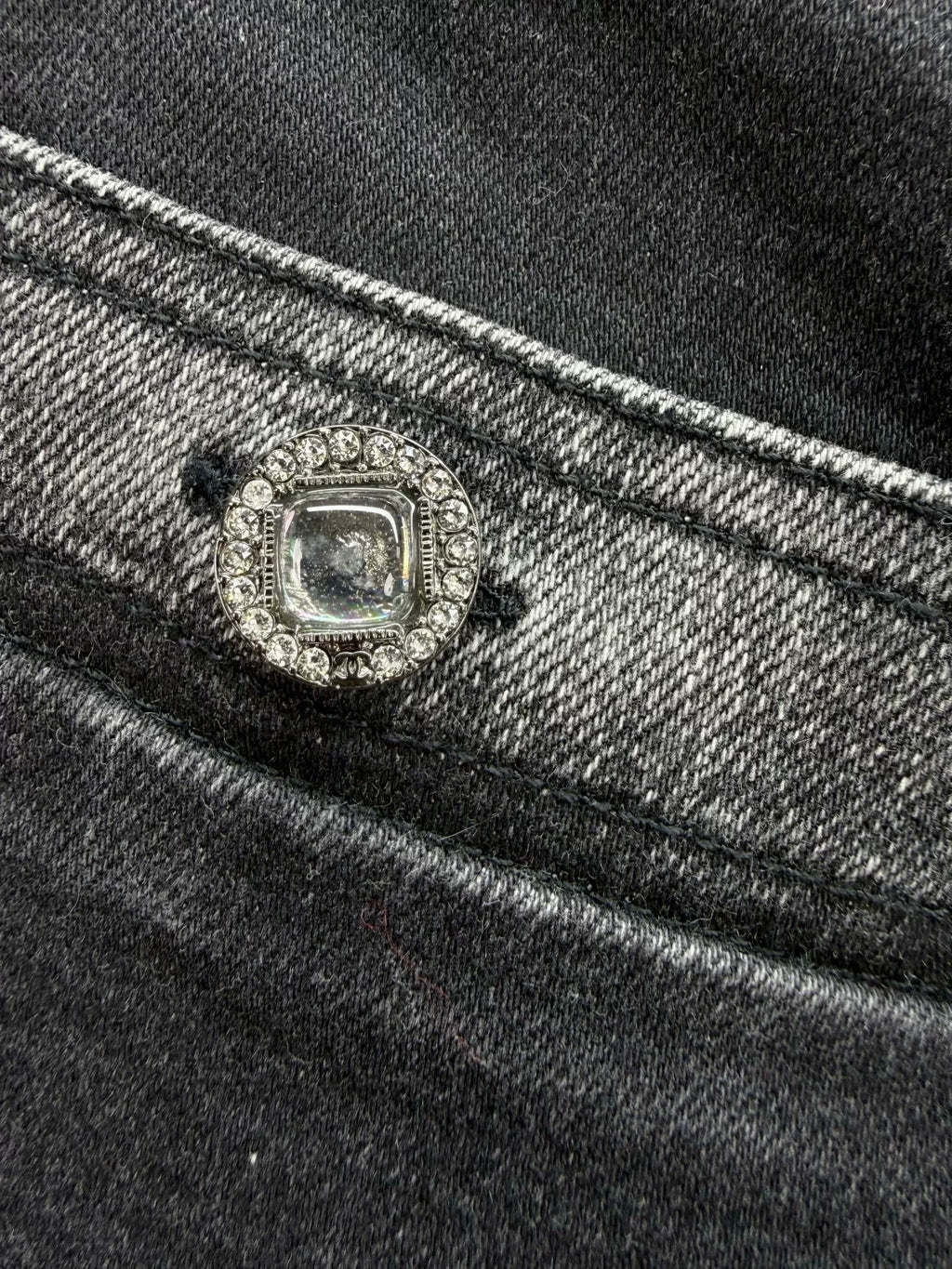 Chanel Distressed Denim Jeans