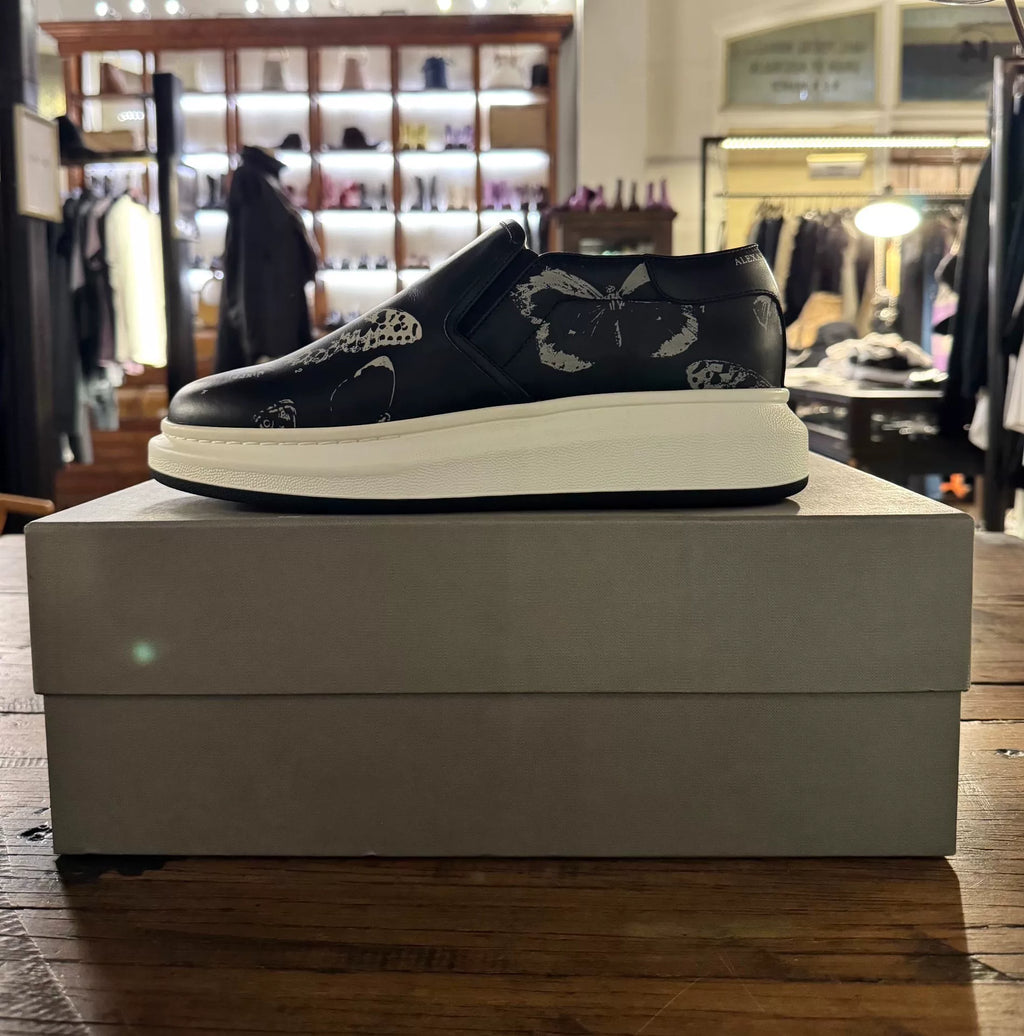 Alexander McQueen FW16 Black Leather Sneaker