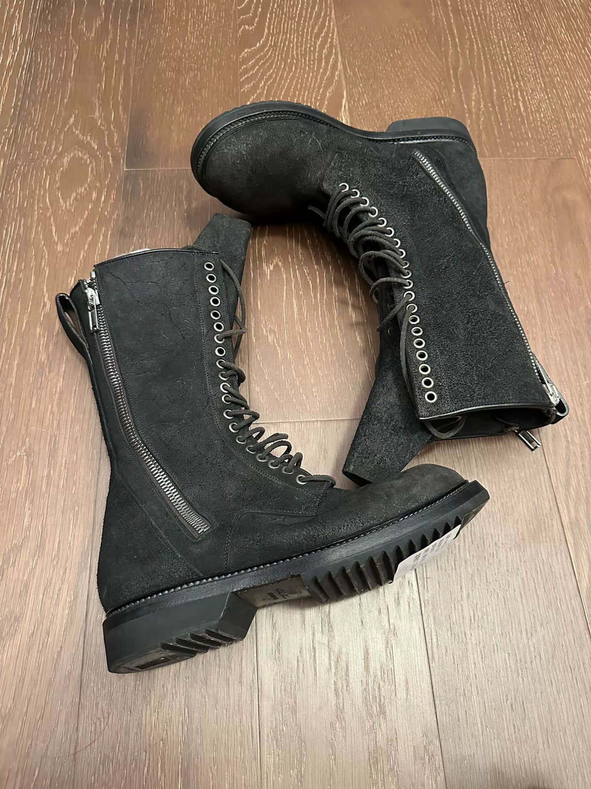 Rick Owens Creeper Boots military boots