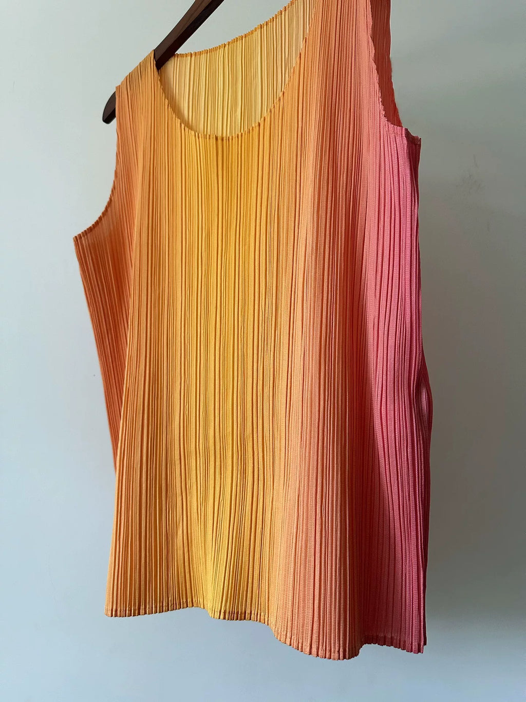 Issey Miy Pleated Vest Top