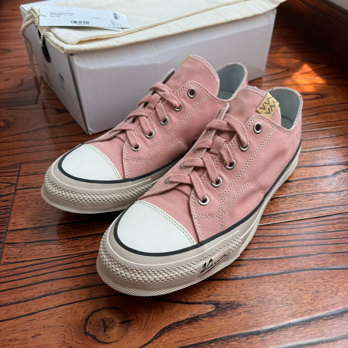 Visvim 24aw SKAGWAY L.T. LO CANVAS Thin-sole Canvas Shoes