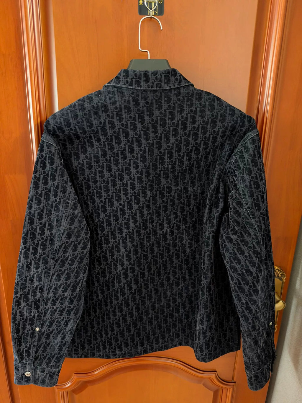 Dior Black Oblique Flocked Shirt