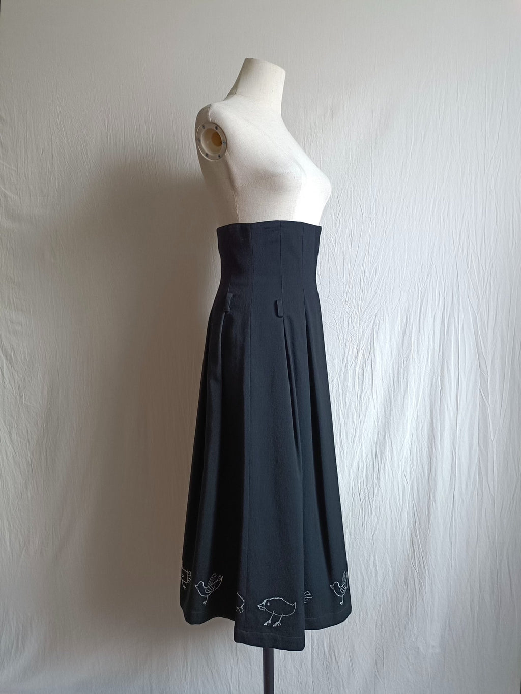 1989 Chalk Drawing | Comme des Garçons Rei Kawakubo Skirt