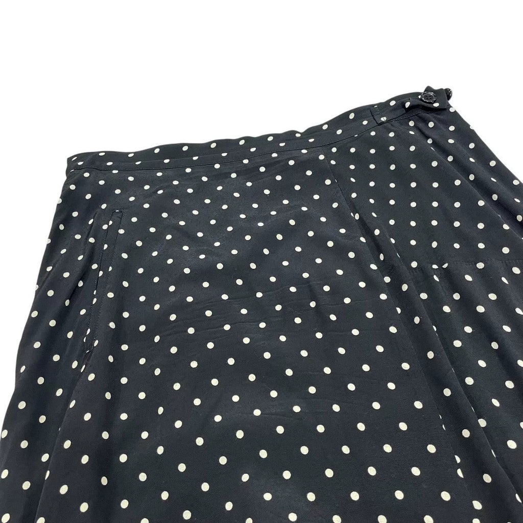 Yohji Yamamoto NOIR Polka Dot Irregular Skirt