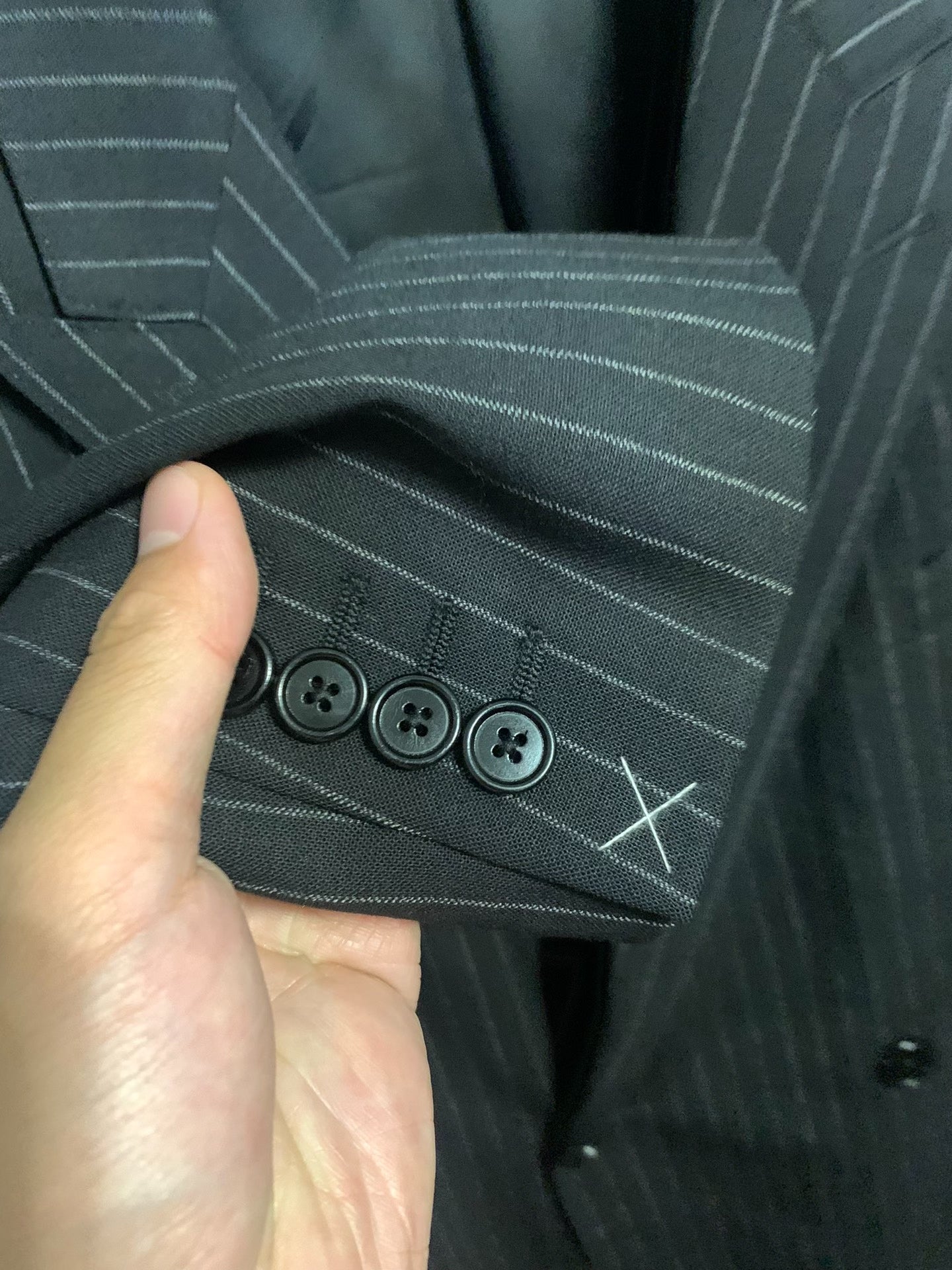 Celine 19FW Striped Double-Breasted Suit