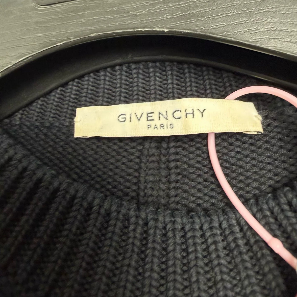 Givenchy Logo Distressed Knit Sweater