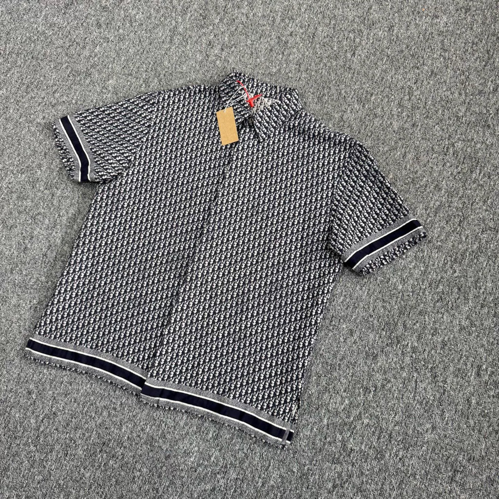Dior Classic Monogram Short Sleeve Shirt
