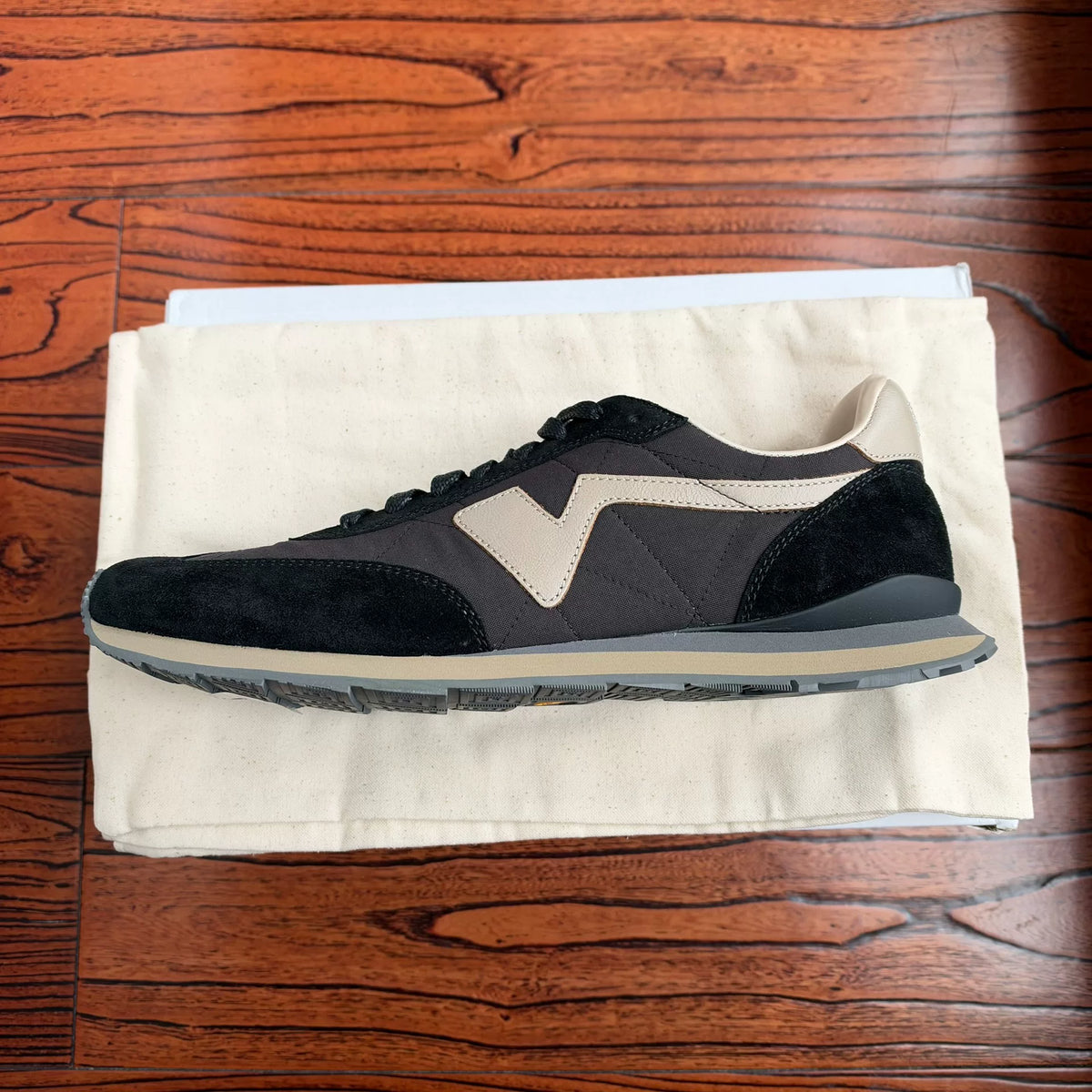 visvim SS26 FKT Runner Black Sneakers