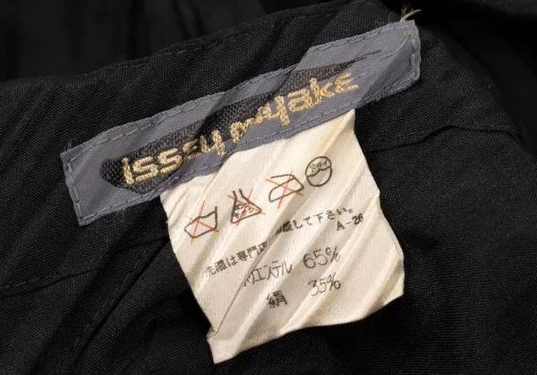 Issey Miyake Vintage Black Pleated Top