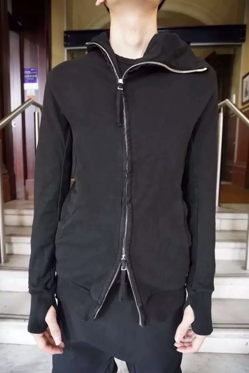 Boris Bidjan Saberi FW15 Black Ninja Object Cotton Hoodie