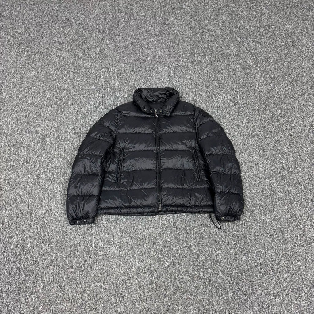 Moncler COPENHAGUE sleeve patch puffer quilted stand-collar down jacket