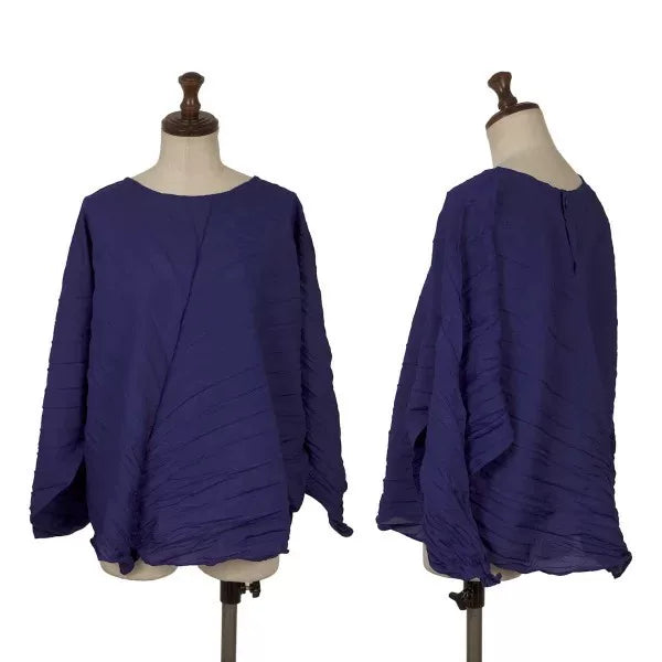 Issey Miyake Vintage Purple Pleated Top