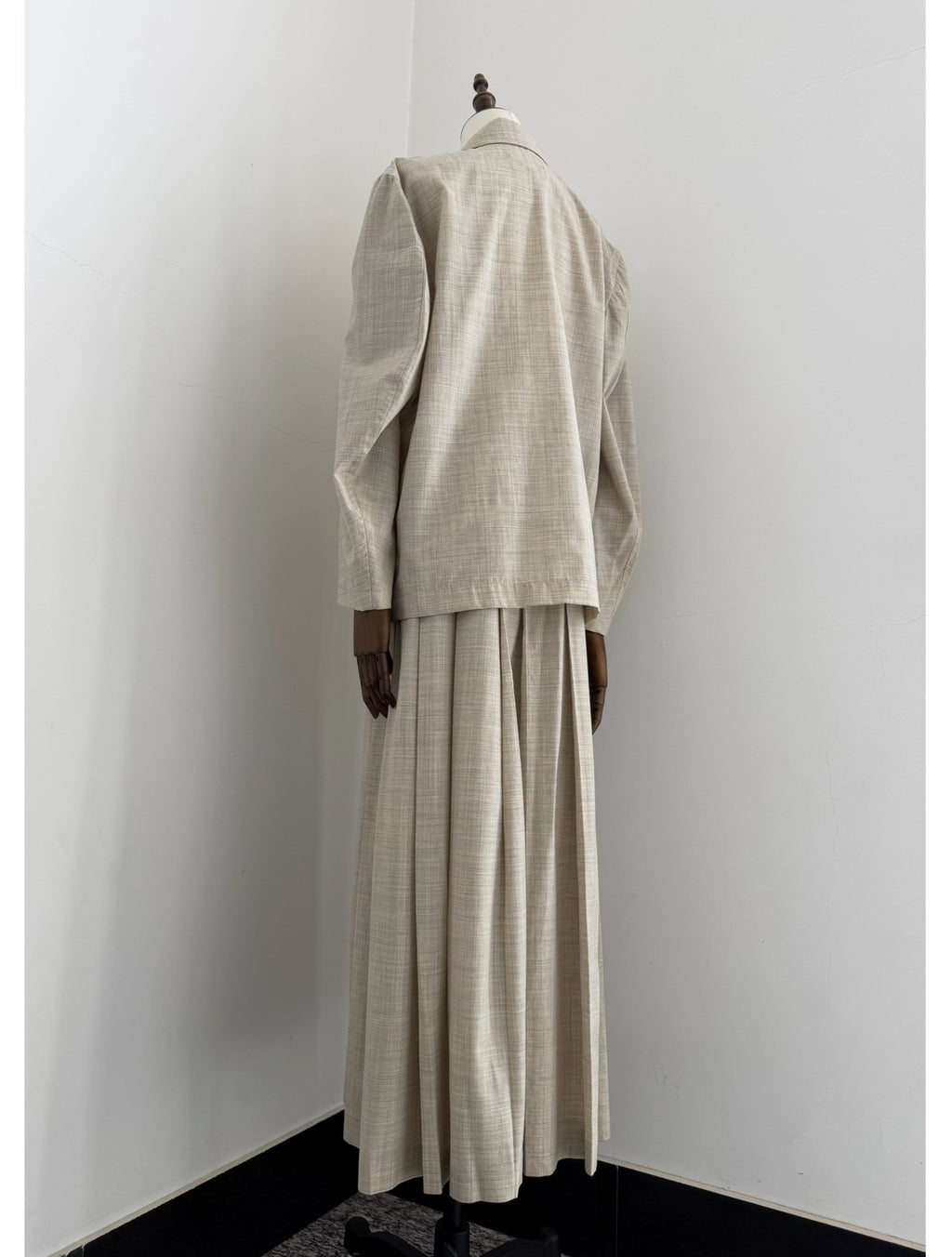 Comme Des Garcons Two-Piece 1997 Robe Wool Midi Skirt