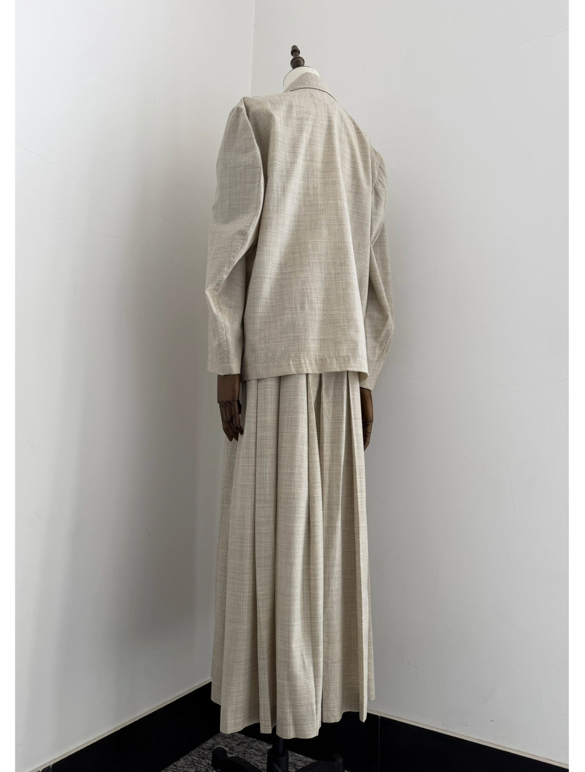 Comme Des Garcons Two-Piece 1997 Robe Wool Midi Skirt
