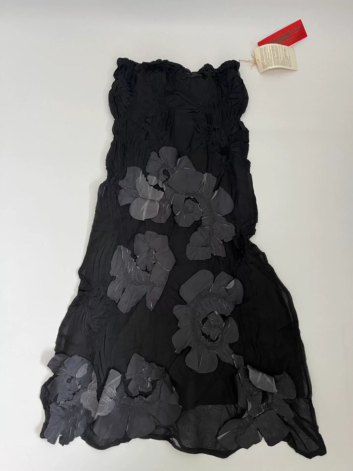 YOSHIKI HISHINUMA Black Floral Skirt