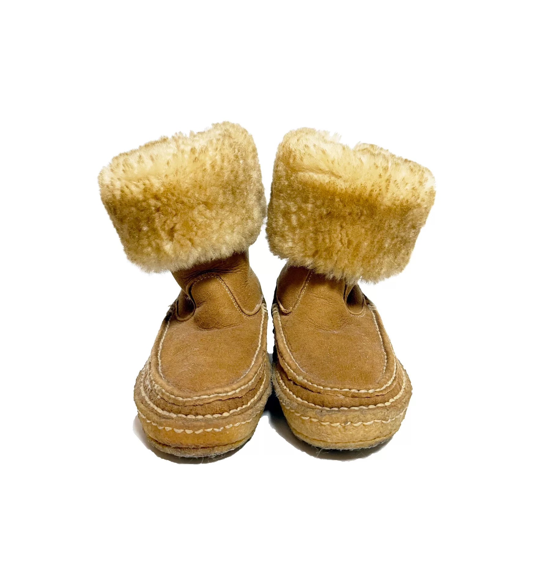 Visvim 09AW Gridwood Moc Toe-Folk Wmv Suede Yellow