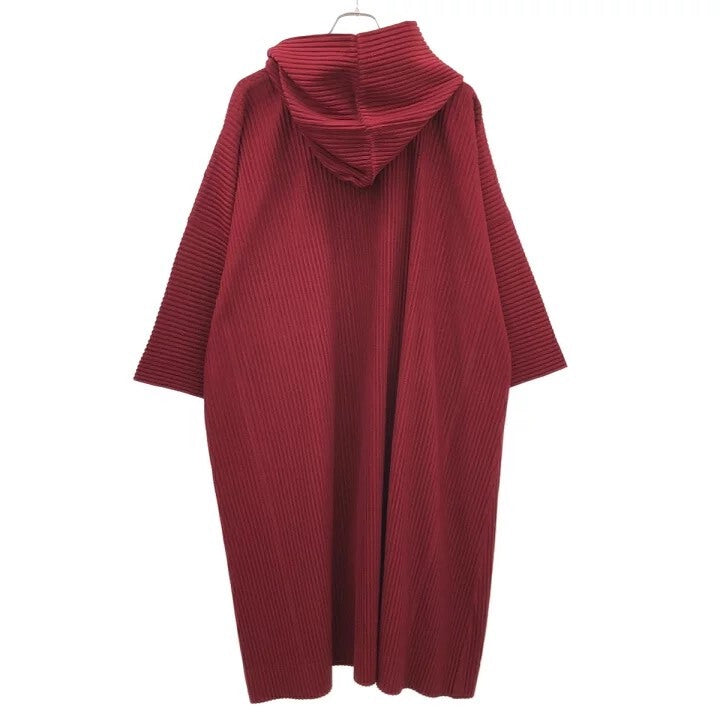 Issey Miyake AW19 Hooded Pleated Coat