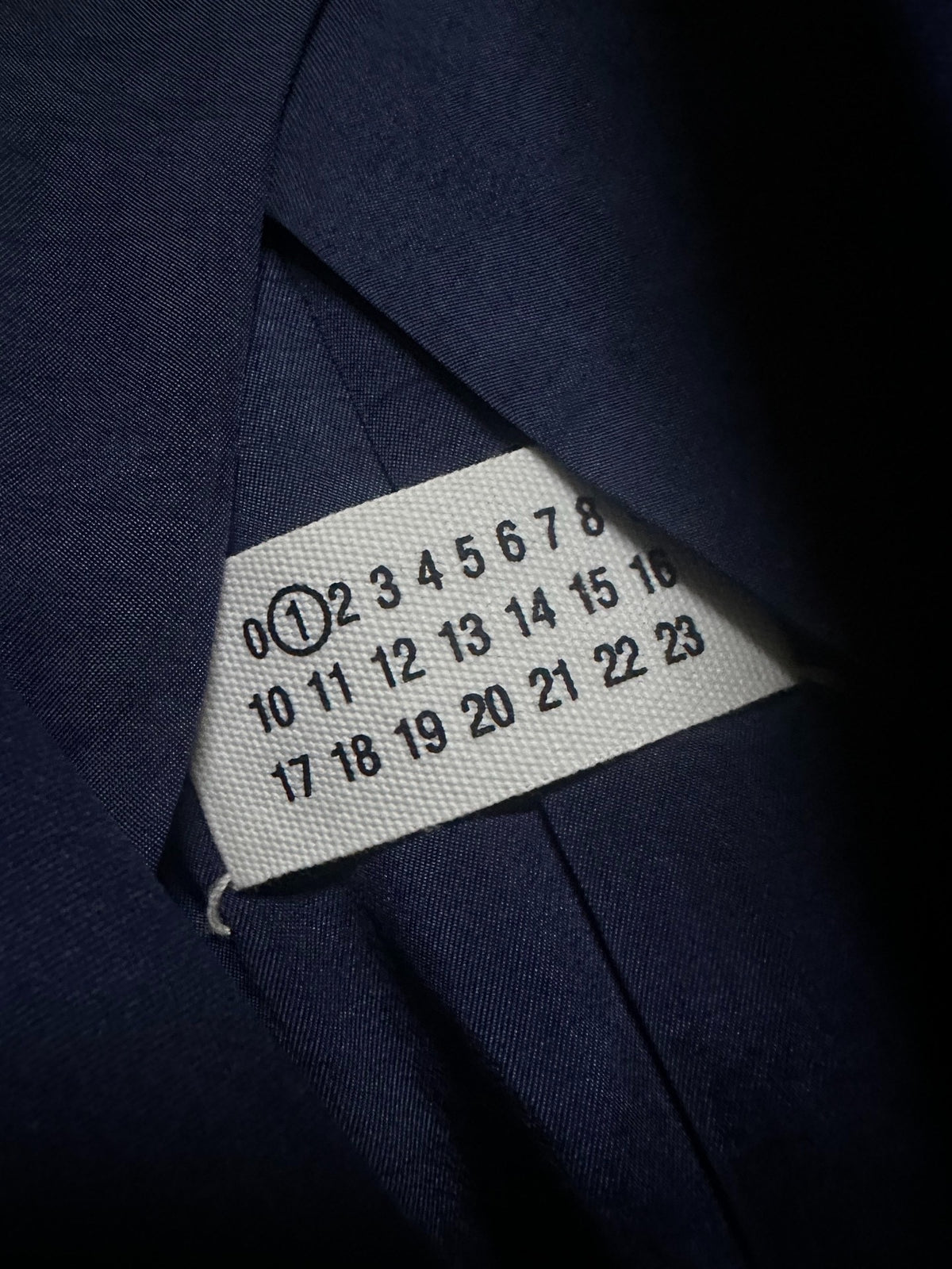 Maison Margiela 20SS Lace-Up Blue Jacket