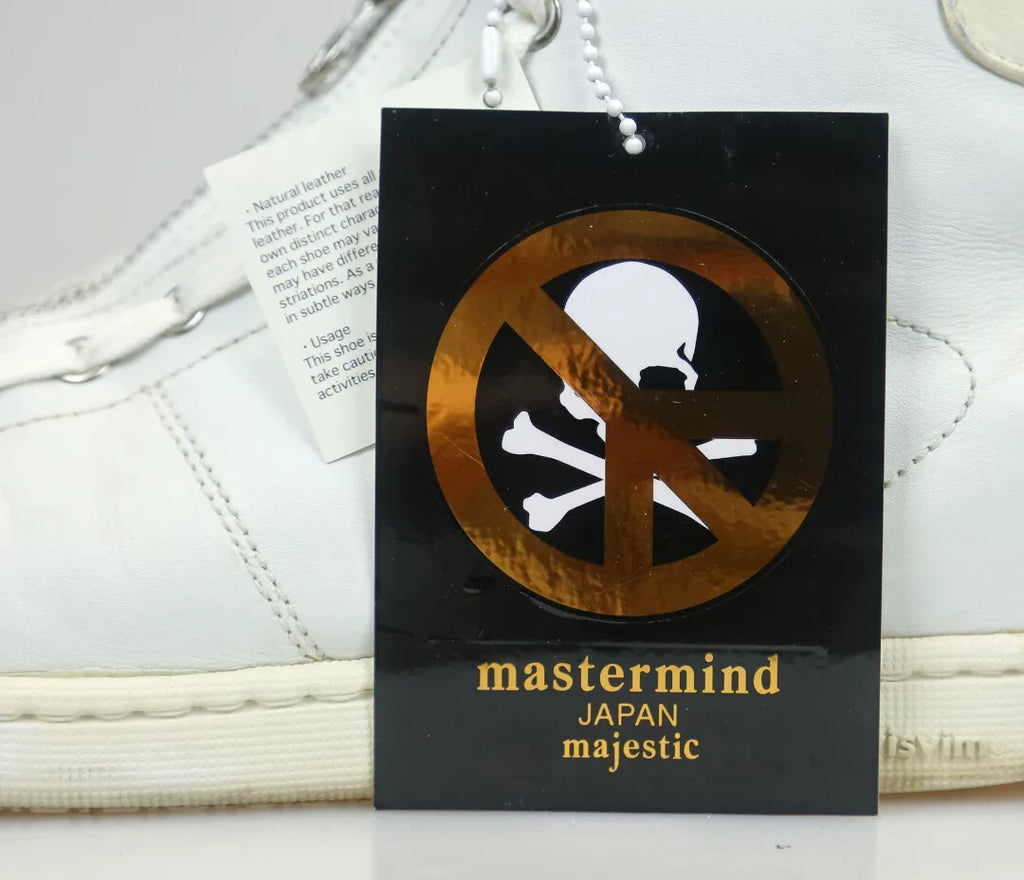 Mastermind Japan x Visvim Foley-Mid White Shoes