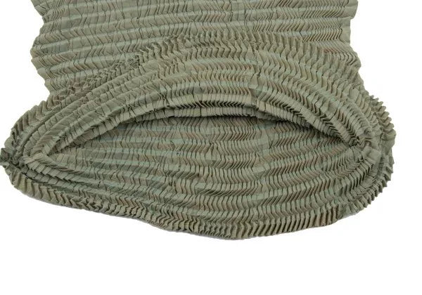 Issey Miyake Vintage Green Pleated Top
