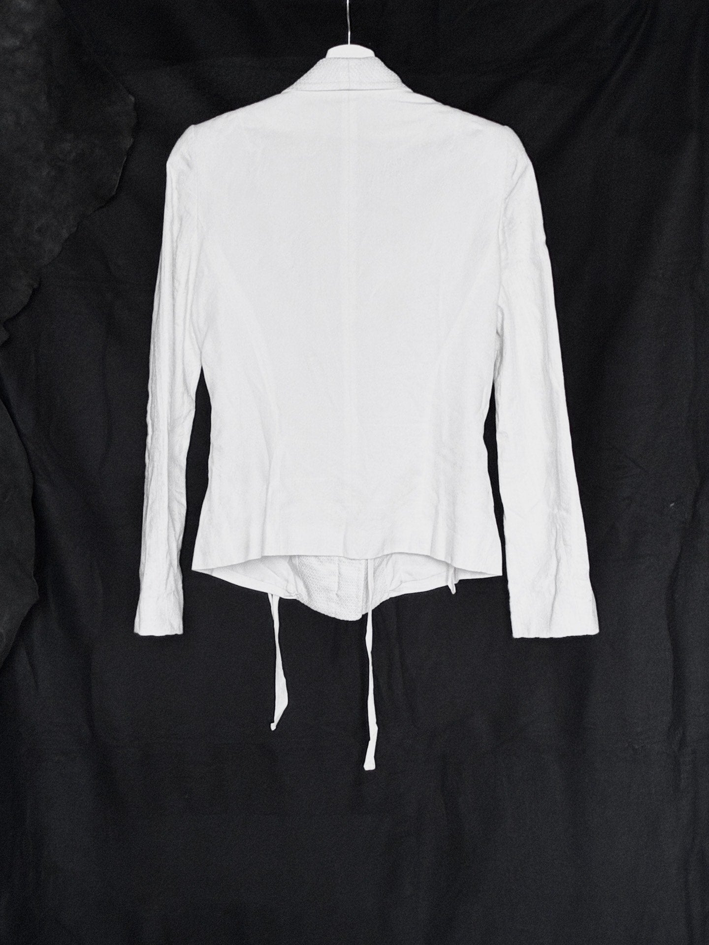 Ann Demeulemeester 97SS White Label Lace-Up Jacket