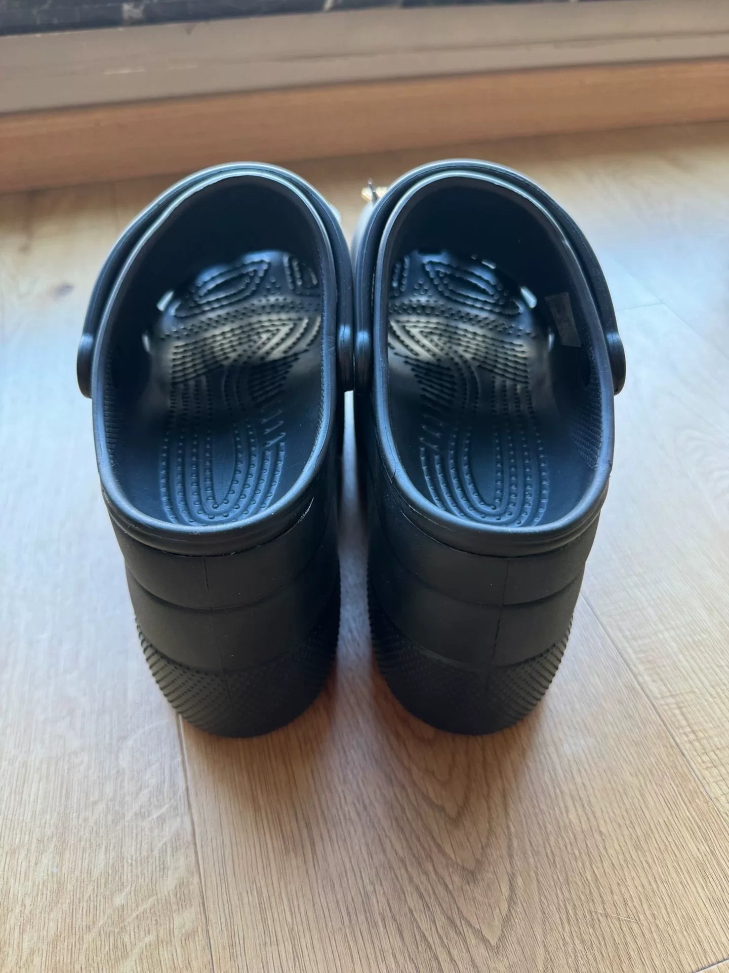 Balenciaga X Crocs Collaboration Runway Studded Platform Slides