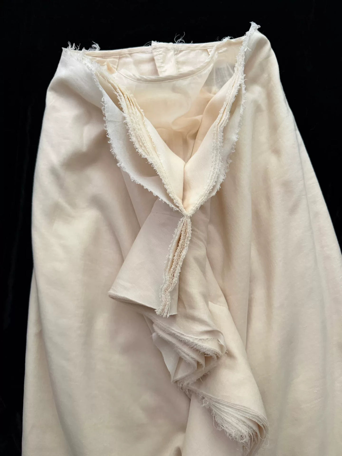 Comme Des Garcons 1998 Midi White Skirt