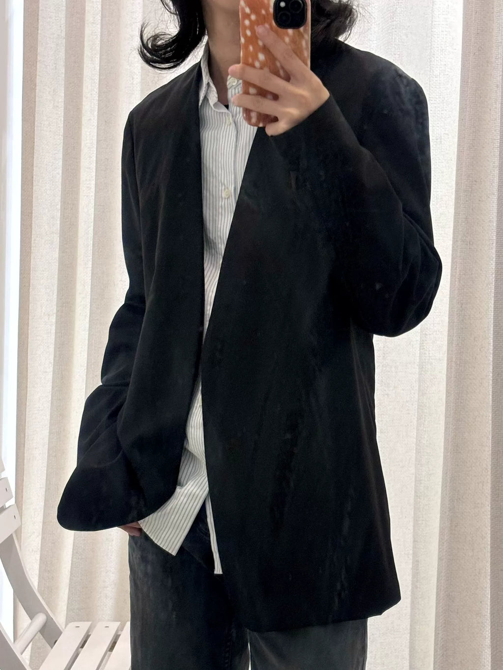 Maison Margiela｜SS2018 Collarless Suit