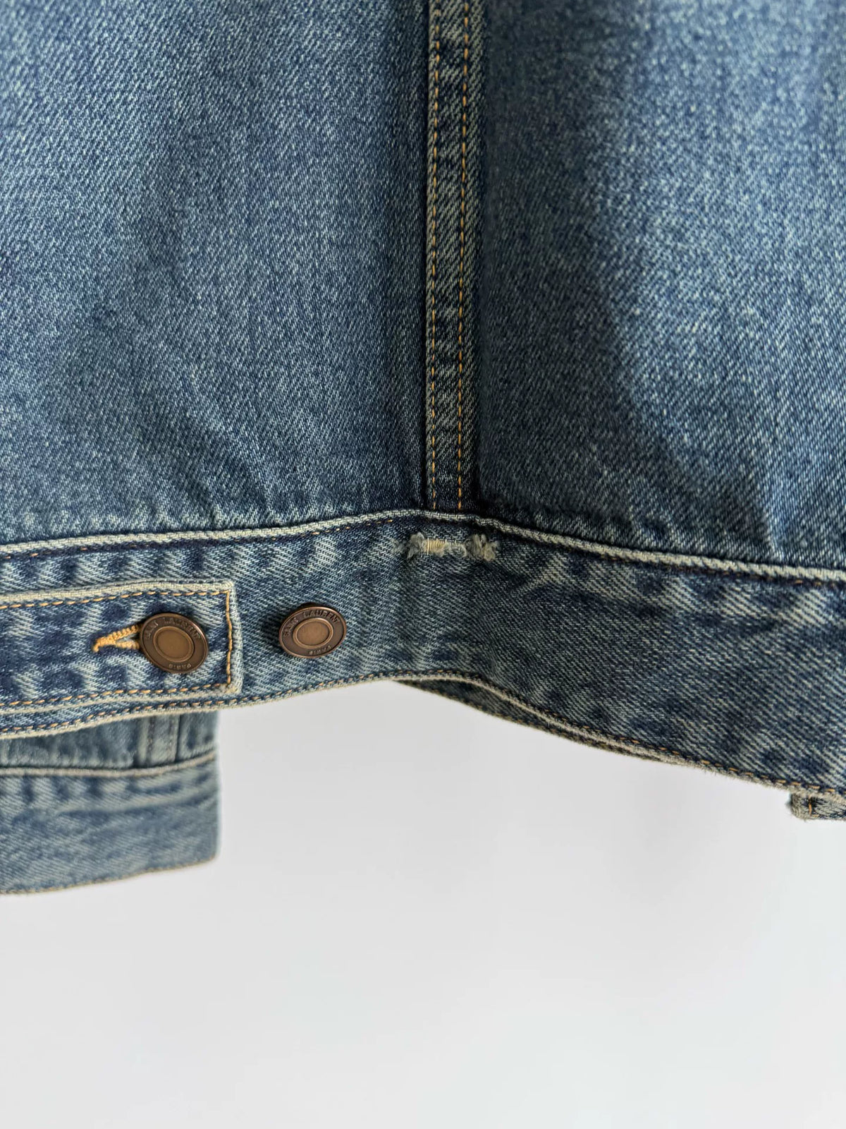 Saint Laurent Washed Denim Jacket