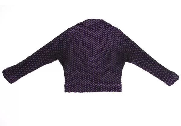 Issey Miyake Vintage Purple Pleated Top