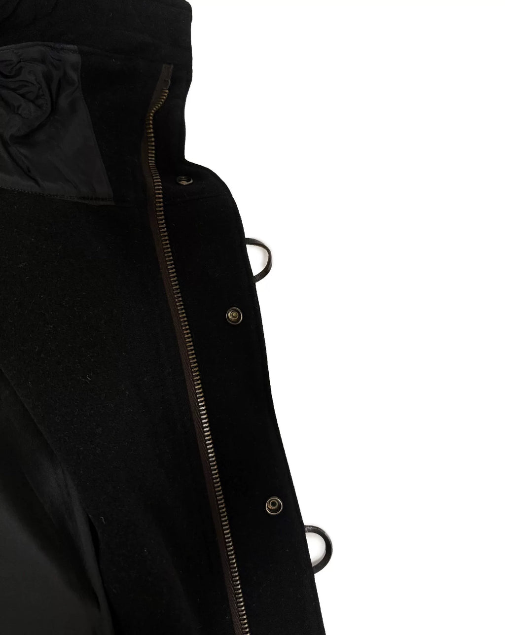 Yohji Yamamoto Pour Homme Mainline Hooded Wool Gabardine Coat