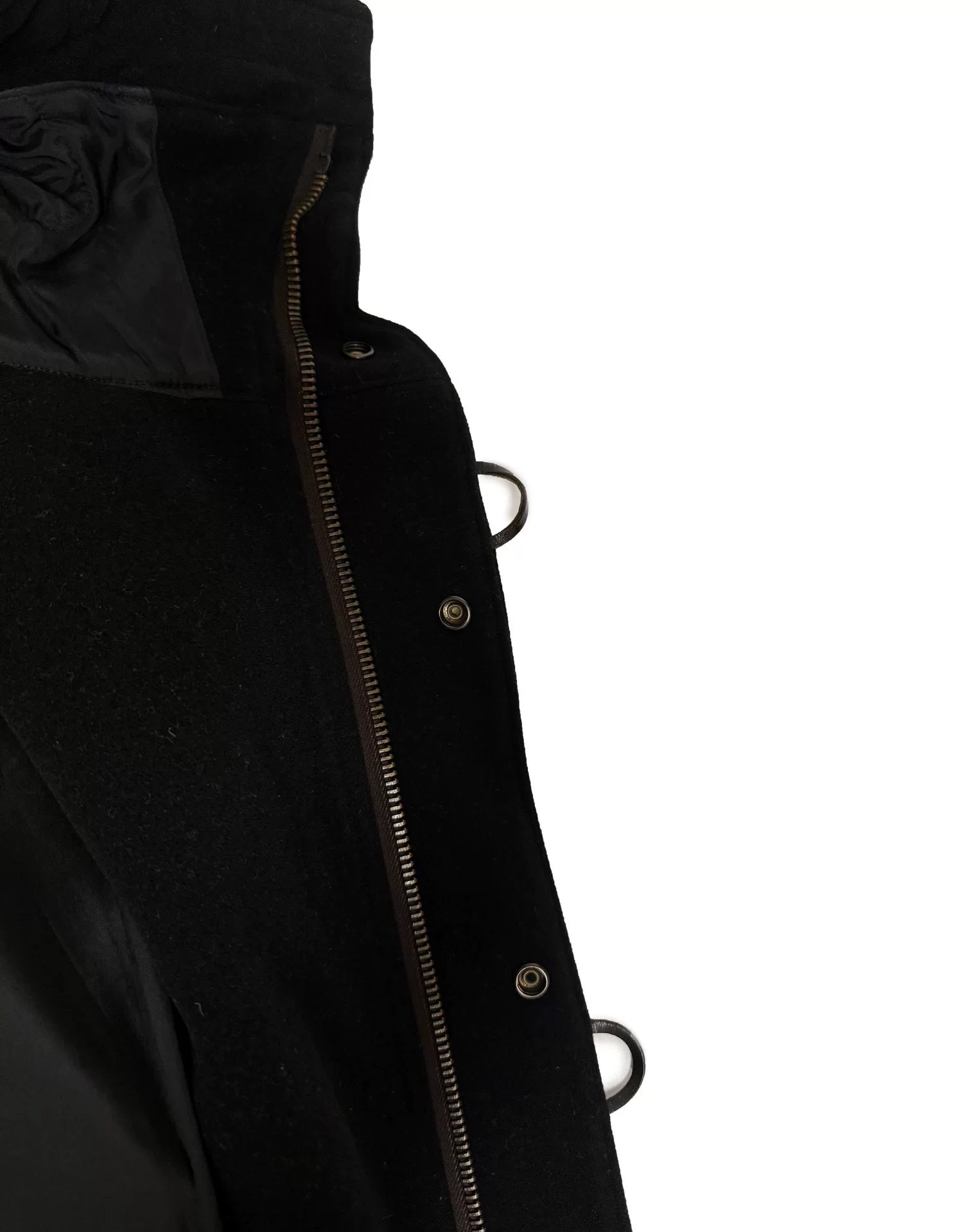 Yohji Yamamoto Pour Homme Mainline Hooded Wool Gabardine Coat