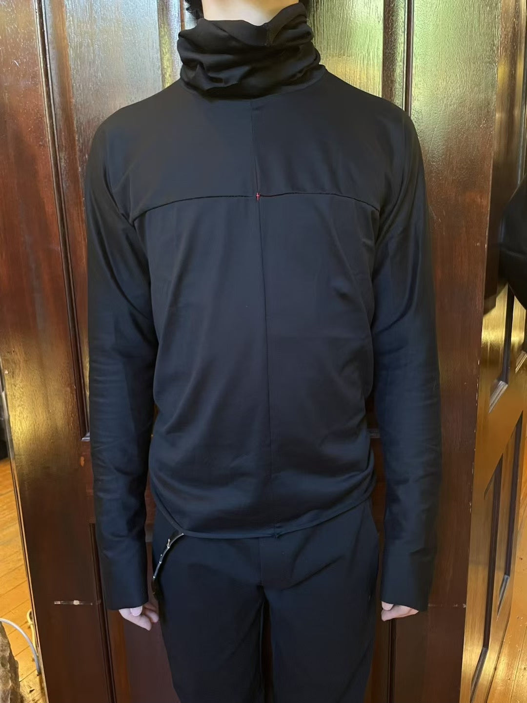 M.A+ FW25 Black Cotton Top