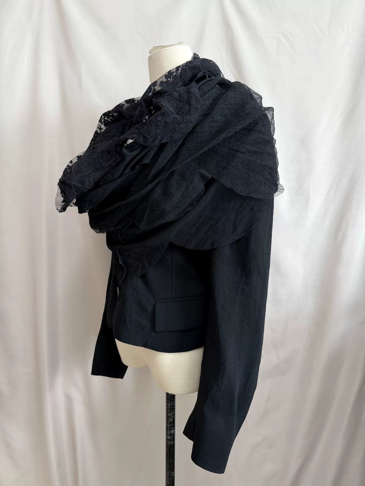 Comme des Garçons Rei Kawakubo 1995ad Mesh Layered Top Jacket