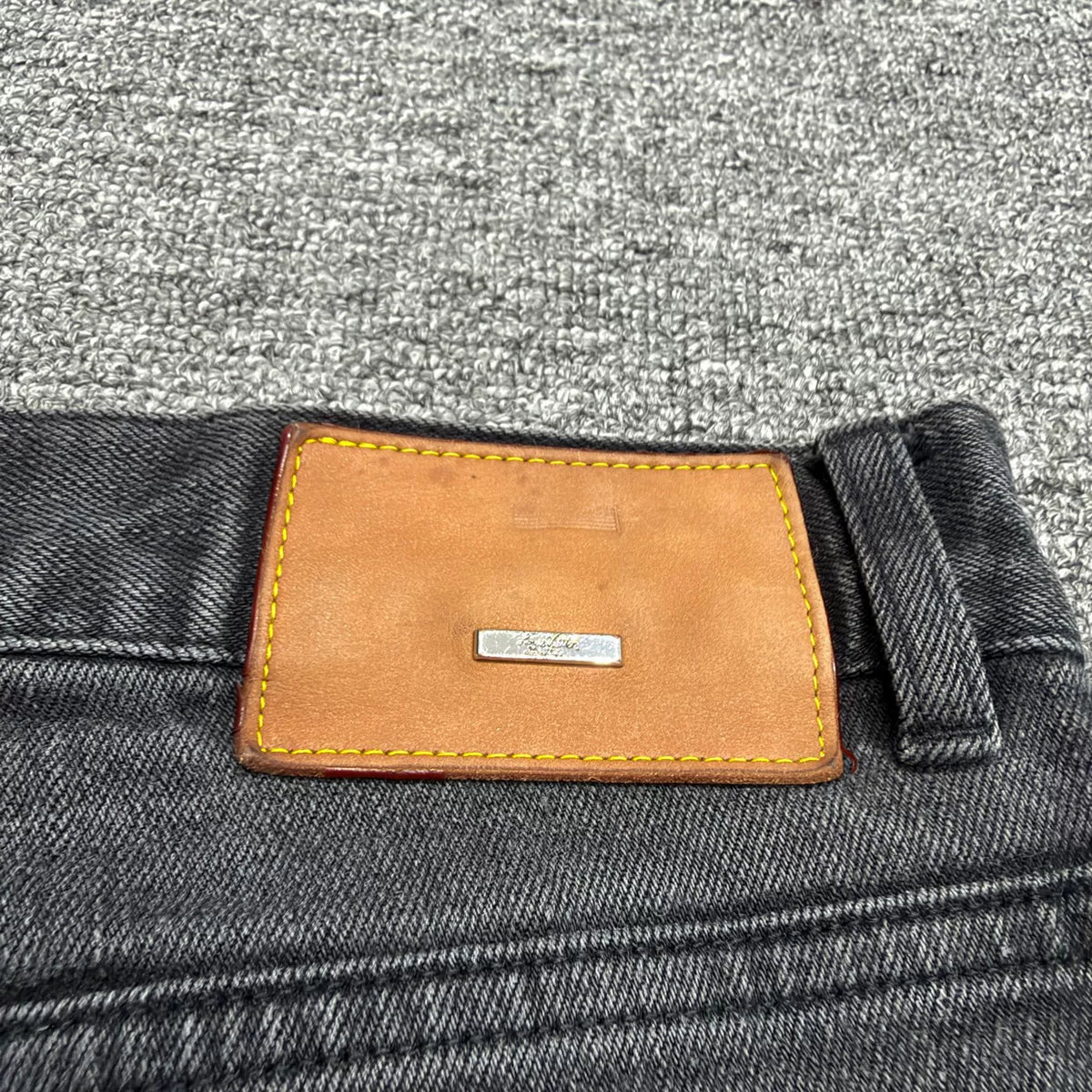 Louis Vuitton Light Wash Distressed Denim Jeans