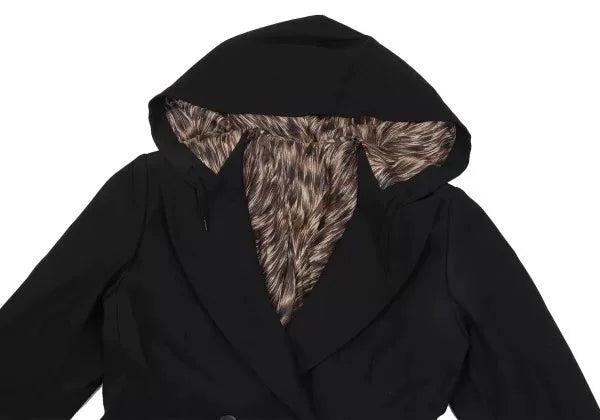 Jean Paul Gaultier Vintage Black Hooded Blazer