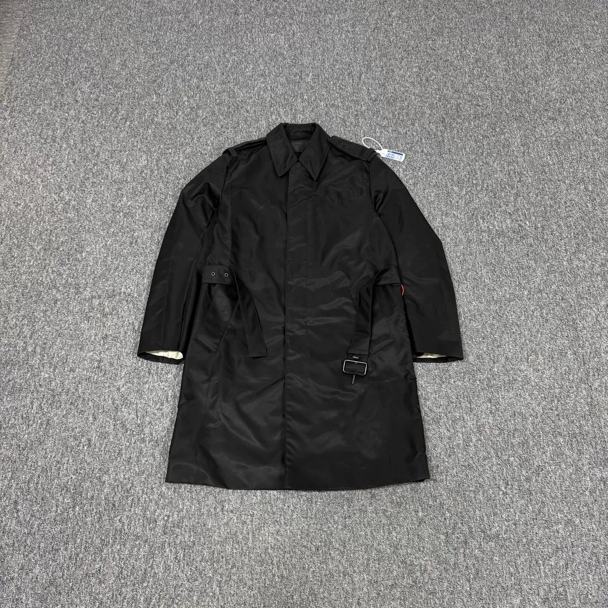 Prada Belted Trench Lapel Coat