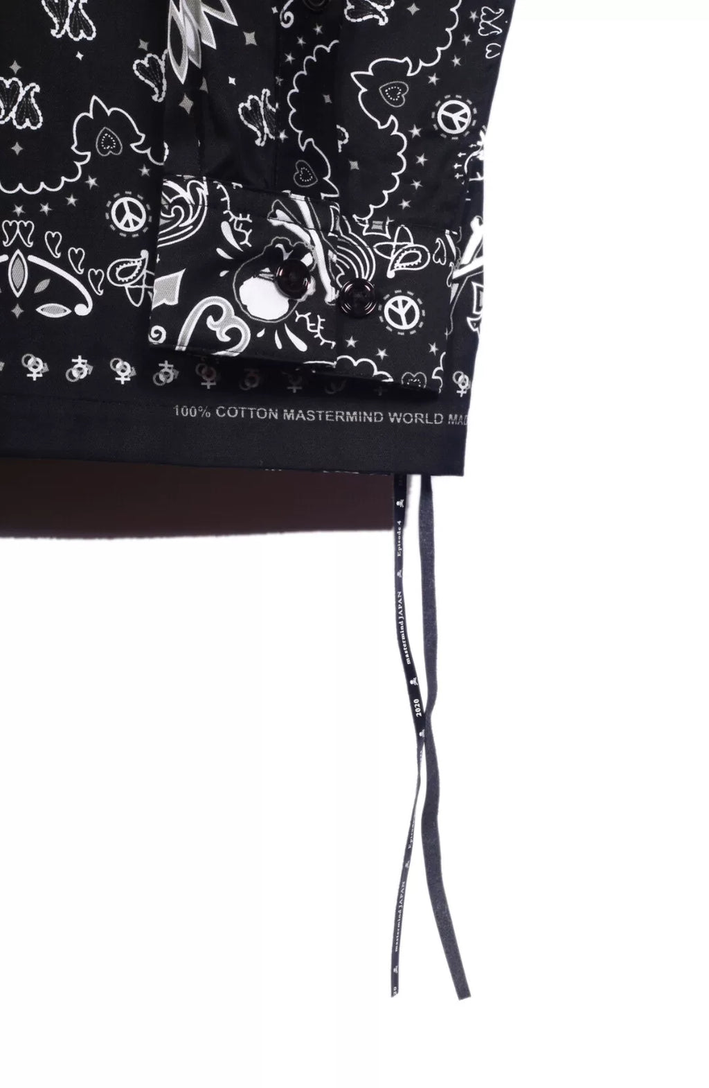 Mastermind Japan Long Sleeve Cotton Bandana Shirt