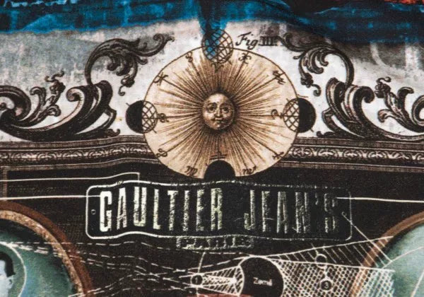 Jean Paul Gaultier Vintage Black Portrait Top