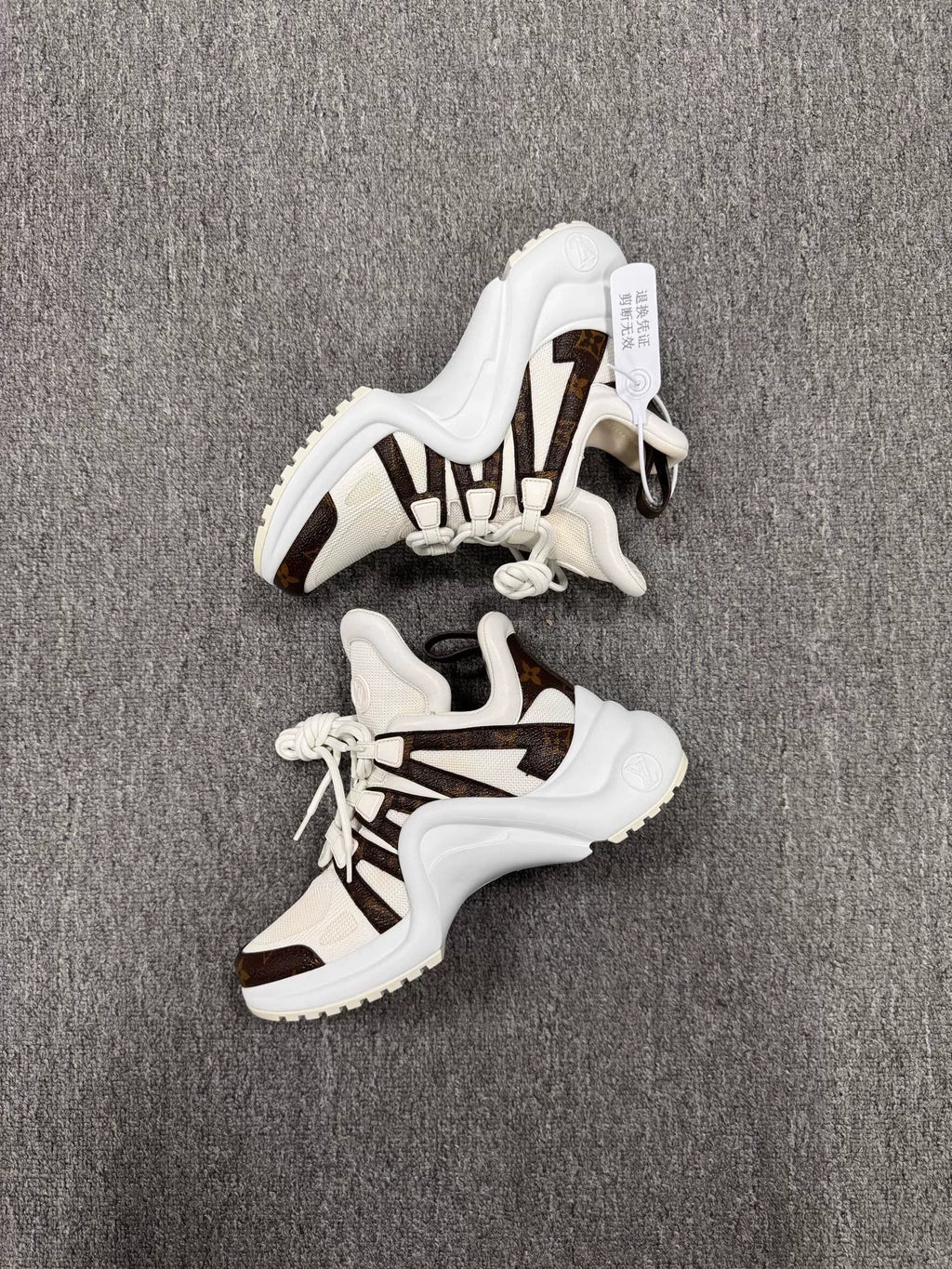 Louis Vuitton Monogram White Arch Sneakers