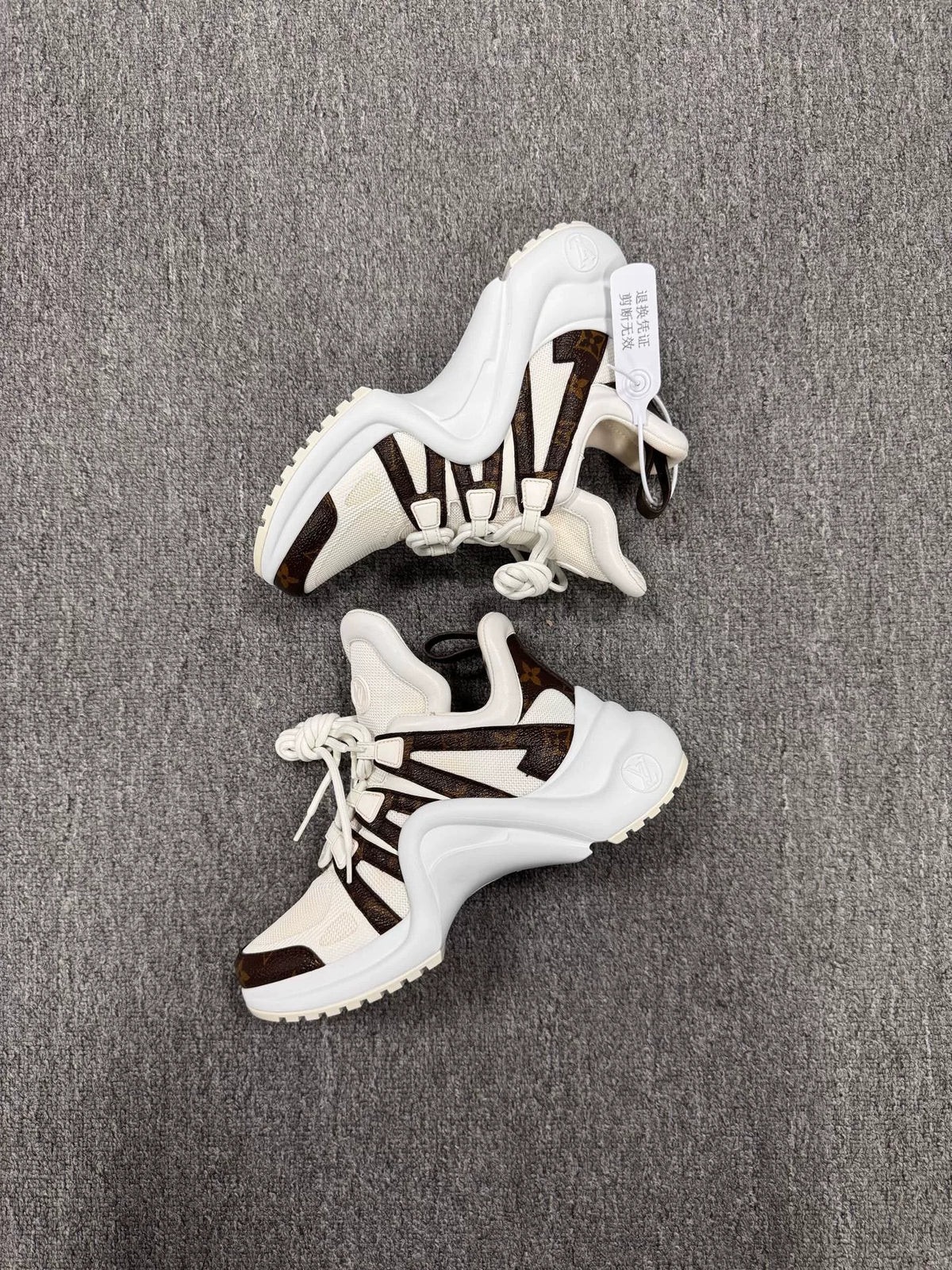 Louis Vuitton Monogram White Arch Sneakers