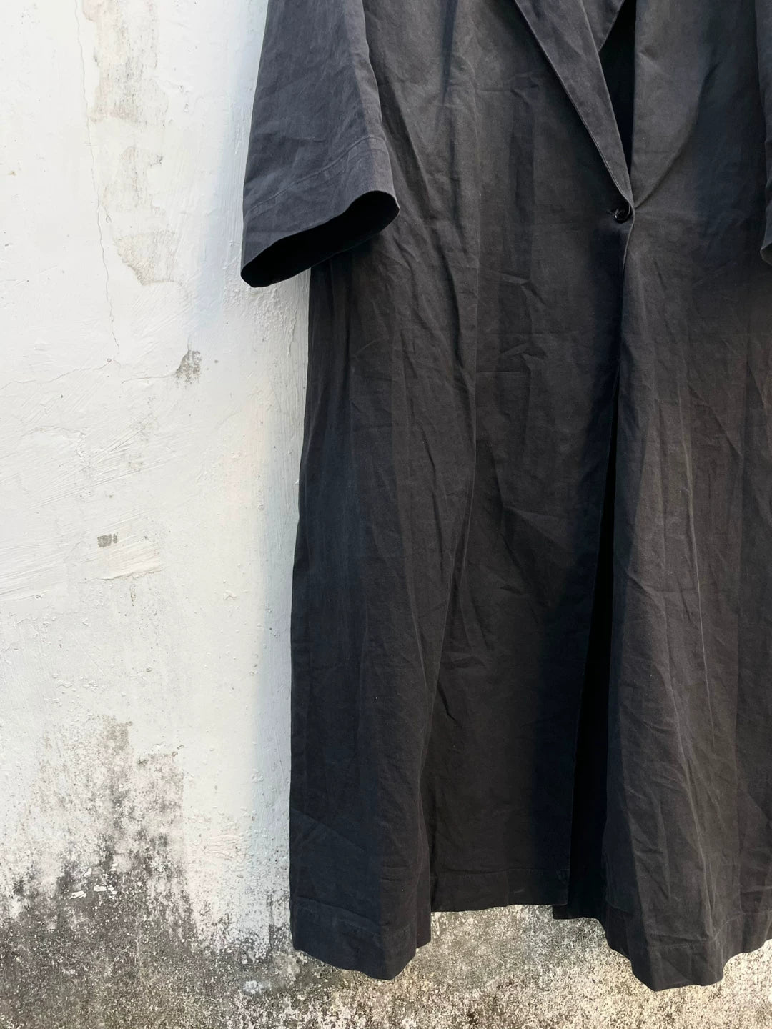 Dries Van Noten DVN External Pocket Deconstructed Coat Taoist Robe
